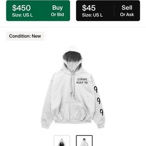 Juice Wrld limited edition sweatshirt